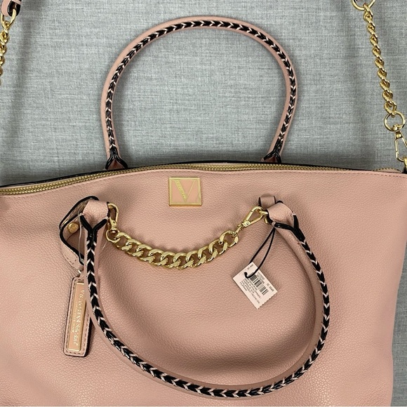 NEW Victoria's Secret Convertible Purse Shoulder Bag in Pink - Picture 7 of 13